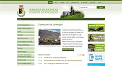 Desktop Screenshot of comune.jovencan.ao.it